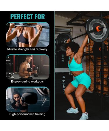 Luckycare Creatine Monohydrate Powder 500g | Pure Creatine for Muscle, Energy, Recovery & Strength | Vegan, Gluten Free, Easy to Digest | 100 Servings for Men & Women - Buy Online on GoSupps.com