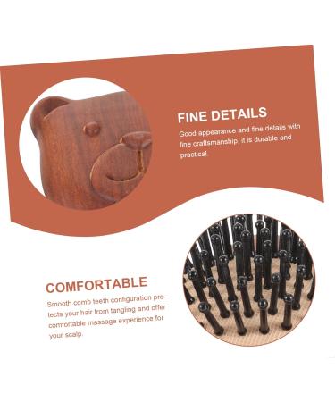 Beavorty 3-in-1 Airbag Massage Comb - Portable Wooden Scalp Massager & Peeling Brush for Hair Care - Buy Online on GoSupps.com