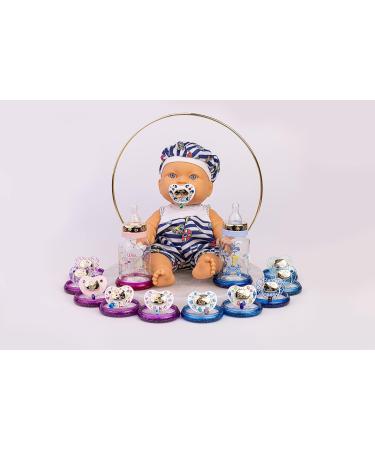 ILYAS GOLD Baby Pacifier - 14K 585 Real Gold | Perfect Christening & Birth Gift | Magic Colors - International Shipping Available - Buy Online on GoSupps.com