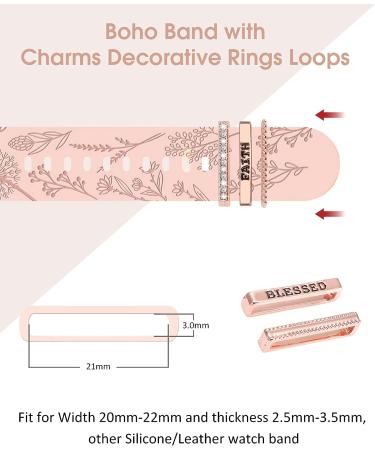 Minyee Dandelion Flower Pattern Silicone Band for Fitbit Versa 4/Sense - Cute & Stylish Women's Strap for Summer Faithful Workout - Buy Online on GoSupps.com