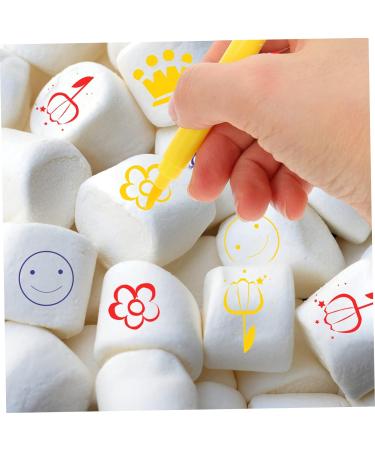 Mikinona 3pcs Baking Pen Gummy Foods Baking Marker Pen Dual Pens for Cookie Decorating Edible Color Pens Eggs Painting Drawing Pen Edible Color Markers Red Pen Plastic Bicuspid Tool - Buy Online on GoSupps.com