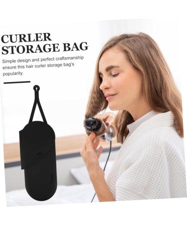 FOMIYES Curling Iron Storage Bag Hair Crimper Hair Straightener Curlers Hair Curler Storage Bags 29.50X13.50X2.00CM Black - Buy Online on GoSupps.com