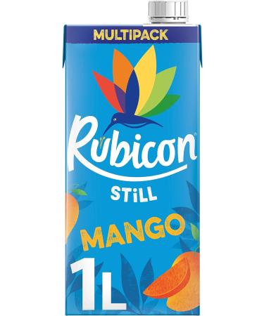 Rubicon Alphonso Mango Juice - 4 x 1L Cartons | Authentic Flavor | Handpicked Mangoes - Buy Online on GoSupps.com