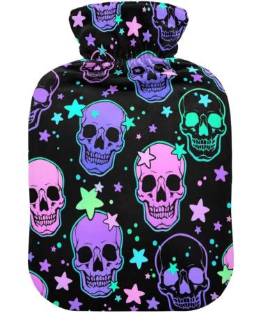Shop Naanle Bright Human Skulls Hot Water Bottle | 2L Heat & Cold Therapy for Pain Relief - Buy Online on GoSupps.com