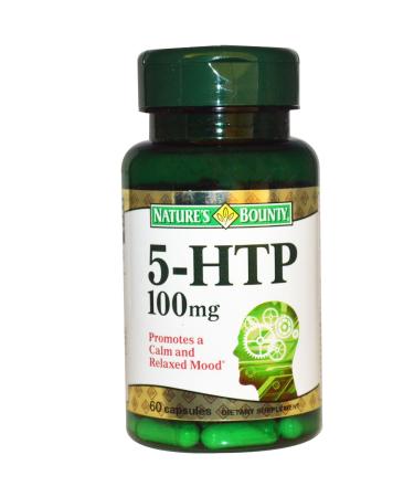 Nature's Bounty 5-HTP 100 mg Capsules 60 ea