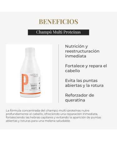 Salerm Cosmetics HAIRLAB Multi-Protein Shampoo 10.6 oz - Nourishing & Hydrating Hair Care for All Hair Types - International Shipping Available - Buy Online on GoSupps.com