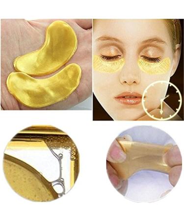 Wholesale Crystal 24K Gold Powder Gel Collagen Eye Mask - Anti-Aging, Dark Circles & Puffiness Reduction, Hydrating Skincare - Available in 10/20/30/50/60/80/100 Pairs - Buy Online on GoSupps.com