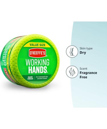 O'Keeffe's Working Hands Value Size Jar 193g (Pack of 5) JAR 193 gram (Pack of 5) - Buy Online on GoSupps.com