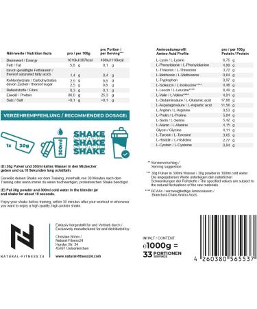 Vmazing90 Vegan Protein Isolate 1kg | Acker Beans & Fava Bean Protein Powder | Additive-Free Neutral Flavor | International Shipping - Buy Online on GoSupps.com