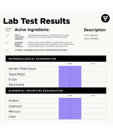 Vital Vitamins Multi Collagen Capsules with Biotin Hyaluronic Acid Vitamin C - Type I II III V X Peptides - Collagen Supplements for Men & Women - Hair Skin Nails Beauty Complex - 150 Count 150 Count (Pack of 1) Mul  - Buy Online on GoSupps.com