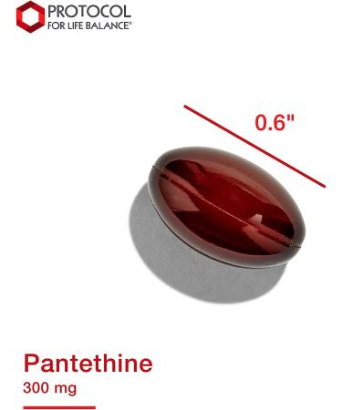 Pantethine 300mg Softgels - Metabolism & Liver Support Formula - 60 Count - Buy Online on GoSupps.com