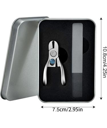 1/3 Opening Nail Clippers - Wide Jaw Nail Cutter for Thick Nails | Sturdy Thick Fingernail Toenail Clippers Cutter for Men Women with Ingrown Nails - Buy Online on GoSupps.com