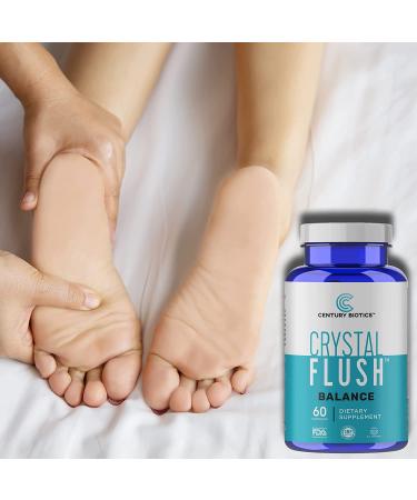 Crystal Flush Balance Feet Fungus Dietary Supplement - Toe Nail Fungus Treatment & Foot Repair - 60 Capsules - Buy Online on GoSupps.com