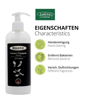 Lorito Liquid Soap Set - 7x500ml Hand Soap Variety | pH-Neutral & Gentle for Sensitive Skin | 7 Fragrances for All Skin Types - Buy Online on GoSupps.com