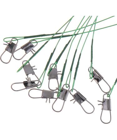Origlam 20-Piece 15cm Fishing Wire Set | Stainless Steel Fishing Leader with Vertebrae & Push Buttons - International Shipping Available - Buy Online on GoSupps.com