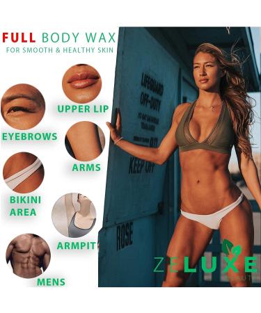 Waxing Kits Professional Full Kit Waxing Kit for Women Hot Wax Warmer Heater Pot for Home Wax Kit Hair Removal Salon Results Hard Wax Beads for Bikini Wax Nose waxing Eyebrow waxing brow wax - Buy Online on GoSupps.com
