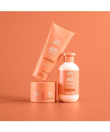 Wella Professionals Invigo Nutri Enrich Nourishing and Hydrating Shampoo for Dry and Damaged Hair - With Oleic Acid and Goji Berries (300ml) - Buy Online on GoSupps.com
