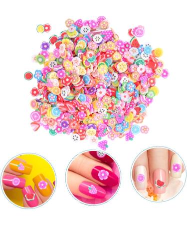 FOMIYES 15000 Pcs Fruit Slices Fruit Nail Decor Flower Nail Decorations Nail Art Charms Nail Sequin Decals Polymer Clay Beads Ornaments 3d Stickers Clay Flower Slice Flash Decorative Sheet - Buy Online on GoSupps.com