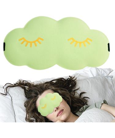 Buy 3D Cloud Shape Foam Eye Mask - Ergonomic Sleeping Blindfold with Adjustable Button | International Shipping Available - Buy Online on GoSupps.com