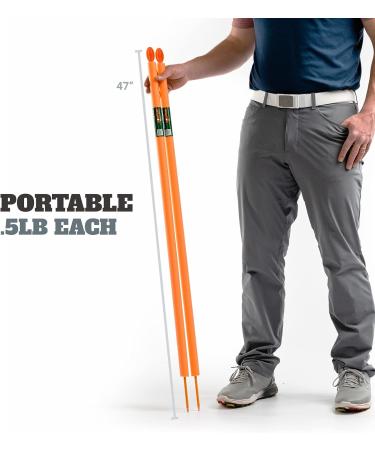 WHYGOLF Padded Alignment Rods - Improve Swing Angles like a Pro with Ground or Training Aid Use - Buy Online on GoSupps.com