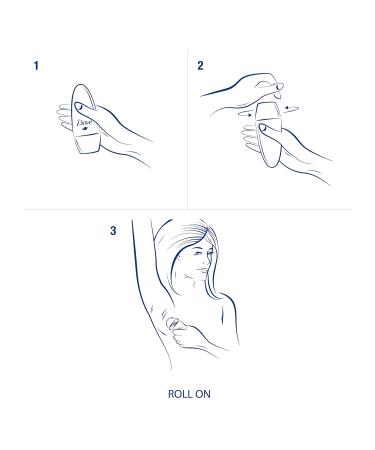 Dove Deodorant Invisible Dry Roll On 50ml - Long-Lasting Protection Worldwide Shipping - Buy Online on GoSupps.com