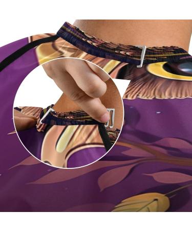 Kigai Cute Owls Barber Cape - Professional Waterproof Hair Cutting Cape for Men & Women with Adjustable Snap Closure - Buy Online on GoSupps.com