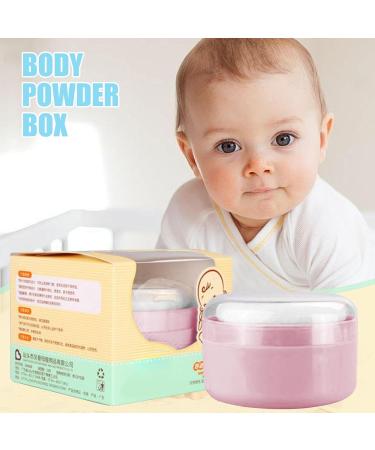 R cipient en poudre r cipient de poudre pour b b avec bouff e | Bo te de rangement des Talc - R cipient de support avec bouff e id al pour le talc le bain et la poudre l che Rose - Buy Online on GoSupps.com