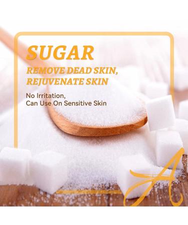 ANAiRUi Turmeric Body & Face Scrub | Real Sugar, Exfoliating, Moisturizing, Glow, Hyperpigmentation & Dark Spots | Sweet Orange Scent | 9 OZ - Buy Online on GoSupps.com
