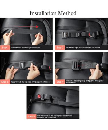 Pregnancy Seat Belt Adjuster for Comfort & Safety - Essential Maternity Car Accessory for Protecting Unborn Baby - Black - Buy Online on GoSupps.com