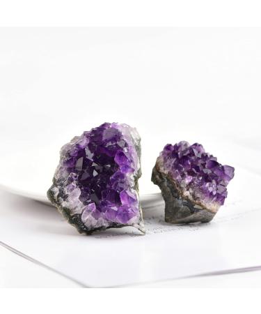 Room Decoration Natural Raw Amethyst Quartz Amethyst Cluster Stone Specimen Home Decor Handicraft Decoration Crystal (Size : 230-300g) - Buy Online on GoSupps.com