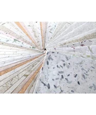 A4 Thin Mulberry Paper Sheets - 50 Sheets Art Tissue Washi Paper for Design, Craft, Origami - Card Making Supplies with Natural Fibers - Buy Online on GoSupps.com
