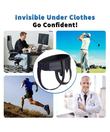 Adjustable Breathable Truss Brace for Groin Hernias | Medical Inguinal Hernia Guard for Men & Women | Pain Relief & Post-Surgery Support with 2 Removable Compression Pads - Buy Online on GoSupps.com