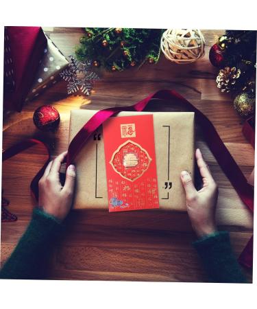 ABOOFAN 2pcs Red Envelope Chinese Hongbao Year of The Rabbit Hong Bao Greeting Envelopes Lunar New Year Hong Bao 2023 Red Packet Spring Festival Gift Bag Zodiac Bag Gold Foil Money As Shown 17X9X0.2CM - Buy Online on GoSupps.com