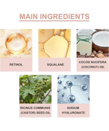 Retinol Eye Cream Anti Wrinkle Eye Cream Eye Cream for Dark Circles and Puffy Eyes Eye Cream Anti Aging with Retinol Coconut Oil and Sodium Hyaluronate Eye Cream for All Skin Types(Retinol) - Buy Online on GoSupps.com