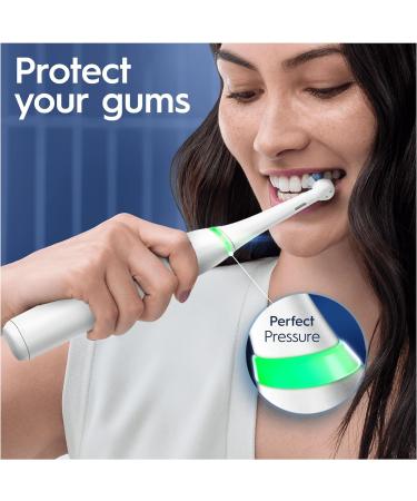Oral-B iO8 Electric Toothbrush Christmas Gift Set with App Connected Handle for Adults - 6 Modes Teeth Whitening, Ultimate Clean Head, Magnetic Pouch - 2 Piece Set for Women/Him - White, 2 Pin UK Plug - Buy Online on GoSupps.com