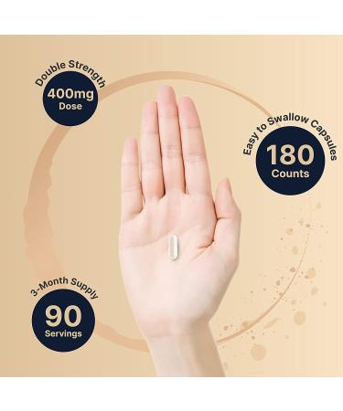 Double Strength PhosphatidylSerine 400mg | 180 Capsules | Soy-Free | Derived from Sunflower | Cognitive Health & Brain Function Support | Non-GMO - Buy Online on GoSupps.com