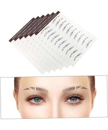Healeved 12 Pcs Eyebrow Stickers Sticker Para U as Makeup Stickers Brow Stickers Eyes Water Transfer Paper - Buy Online on GoSupps.com