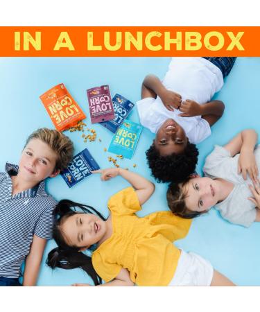 LOVE CORN Cheezy Snack | Crunchy Corn Cheese | 4oz x6 Bags | Non-Dairy Non-GMO Gluten-Free | Plant Based, Low-Sugar | 4oz (Pack of 6) - Buy Online on GoSupps.com