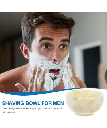 COHEALI Jade & Marble Shaving Cream Bowl for Men - Premium Shaving Soap Dish - Buy Online on GoSupps.com