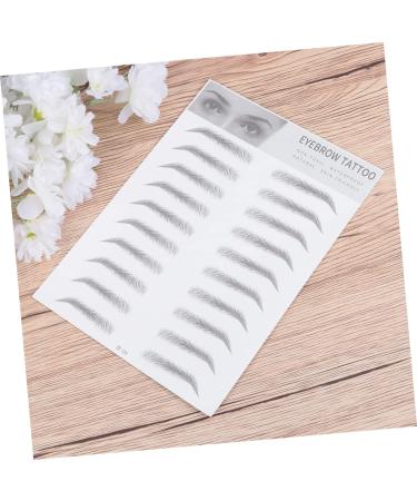 Mipcase 2pcs 3d Eyebrow Stickers Women s Suits Eye Brow Shaping Kit 3d Brow Stickers Artificial Man Shaper - Buy Online on GoSupps.com