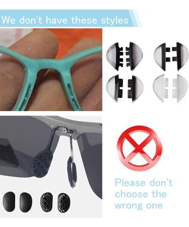 Eyeglass Nose Pads Eyeglass Repair Kits with Screwdriver for Glasses Sunglasses 100 Pcs 50 Pairs 13 Style Upgrade Version Soft Comfortable(100) - Buy Online on GoSupps.com