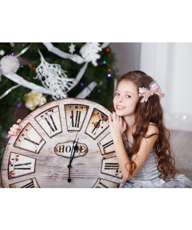 CHENYX Cute Velvet Barrettes - 2 Pack Little Girl Princess Hair Decoration | Pink Lace Bow Braid Ornaments for Girls - Buy Online on GoSupps.com