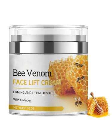 gcdat Bee Venom Comprehensive Cream with Airless Pump Bee Venom Repair Cream Wrinkle Care Face Lift & Firming Effective In Reducing Skin Blemishes Natural Care and Non-Irritating 1.76 Oz
