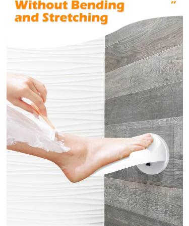 Tokokimo Shower Foot Rest - Non-Slip Pedicure Stool for Shaving Legs, No Drill Bathroom Pedal - Buy Online on GoSupps.com