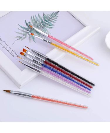 Buy 1 Set Nails Art Brush Set - Gradient Sponge & DIY Nail Design Painting Pen | International Shipping Available - Buy Online on GoSupps.com