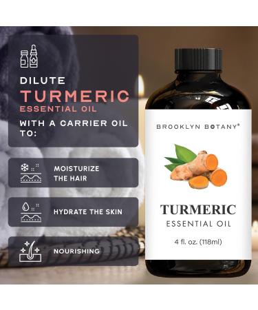 Brooklyn Botany Grapefruit & Turmeric Essential Oils 4 Fl Oz (Pack of 2) 100% Pure & Natural Uplifting & Warm Aromatherapy Blend - Buy Online on GoSupps.com