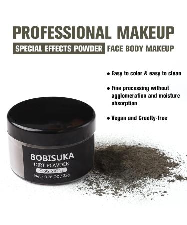 BOBISUKA Special Effects Dirt Powder - Halloween Makeup Cosplay Stage & Wedding - Gray Stone (0.78 oz) - International Shipping Available - Buy Online on GoSupps.com