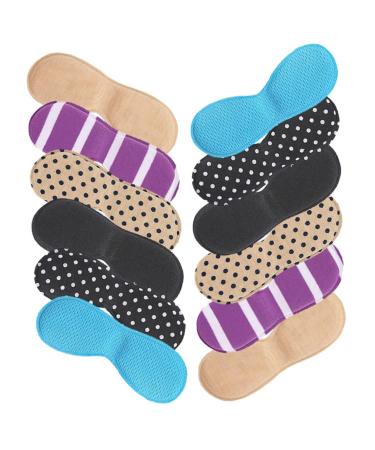 FOMIYES 6 Pairs High Heels Heel Stickers Shoe Inserts Wear-Resistant Heel Pads Heel Cushion Pads Shoes Heel Inserts Convenient Heel Stickers Wallpaper Foot Polyester Sandal Stickers