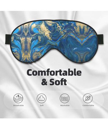 Buy SSIMOO Abstract Marble Light-Blocking Eye Mask | Ultra-Soft Comfortable Sleep Mask for International Shipping - Buy Online on GoSupps.com