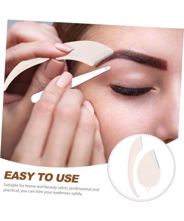 Hakidzel Eyebrow Formers - 4 Ergonomic Precision Razors & Scissors for Women's Facial Hair Removal | Beauty Tools - Buy Online on GoSupps.com